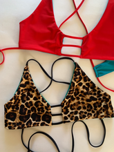 Load image into Gallery viewer, String Bikini set, straps bikini top, swimwear, reversible swimwear.